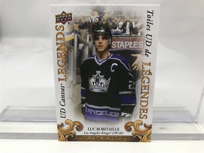 LUC ROBITAILLE 2022-23 UD TIM HORTONS LEGENDS UD CANVAS LOS-ANGELES #CL-9 - Image 1 of 2