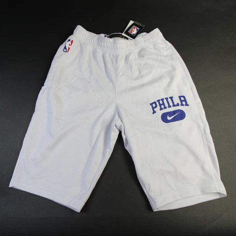 Philadelphia 76ers Nike NBA Authentics Dri-Fit Practice Shorts Men's New Cover