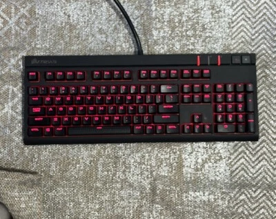 Corsair Strafe CH-9000088-UK USBWired Red LED Gaming Keyboard - Image 1 of 4