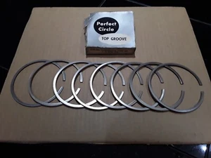 Perfect Circle Piston Rings Top Groove Type 200 Chrome 3 3/4" x 5/64" Pistons - Picture 1 of 3