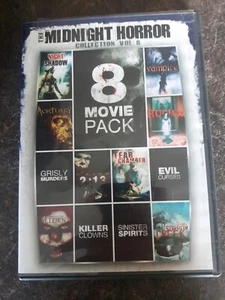 The Midnight Horror Col Vol 8 8 Movie Pack 2011 DVD Movie Good Condition - Bild 1 von 2