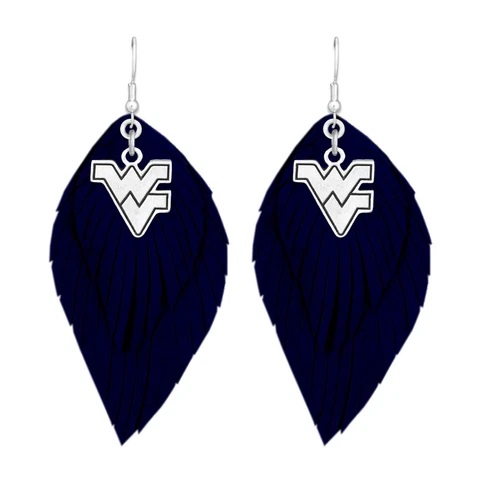43373 West Virginia Mountaineers Boho Earrings Cover
