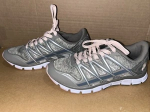 U.S Polo Assn Women’s Size 10 Athletic Sneakers Shoes Gray / Pink NW6966 - Picture 1 of 7