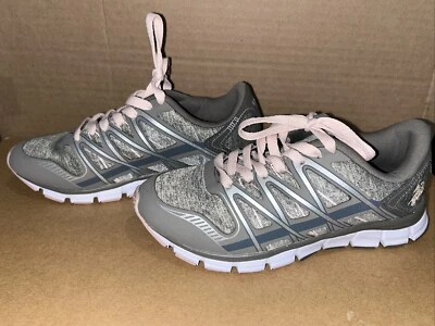 U.S. Polo Assn женщин размер 10 Athletic кроссовки обувь серый / розовый NW6966 - Изображение 1 из 4