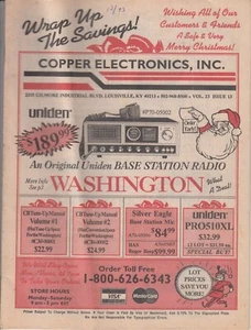 VINTAGE CB RADIO KATALOG - COOPER ELECTRONICS, KY. - WASHINGTON COBRA BASE +++ - Bild 1 von 5