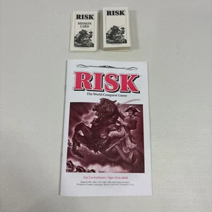 Parker Brothers RISK 1993 Teile Handbuch + 56 Territory und Mission Karten - Bild 1 von 10