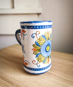 Taza de cerámica española colorida pintada a mano Guertes Sevilla café té - Imagen 1 de 6