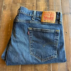 Levi's 505 Regular Fit Denim Jeans Men's W41xL31 Med Wash High Rise Classic - Picture 1 of 18
