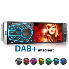 DAB+ Autoradio 10cm 4Zoll Touchscreen Bildschirm Usb Sd Aux-in Mp5 Mp3 Bluetooth