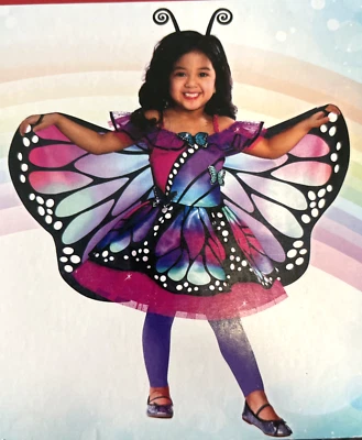 Goodmark Girl's Butterfly Beauty Costume - Toddler (3-4T) - Image 1 of 4