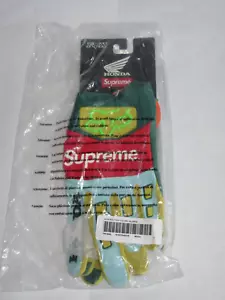 Guantes de carreras Supreme x Honda x Fox verde musgo grandes ¡NUEVOS! F/W 2019 L - Imagen 1 de 2