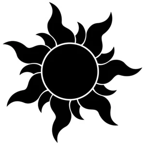 5.5" RAPUNZEL SUN Vinyl Decal Sticker Car Window Laptop Disney Tangled Sunshine - Picture 1 of 31