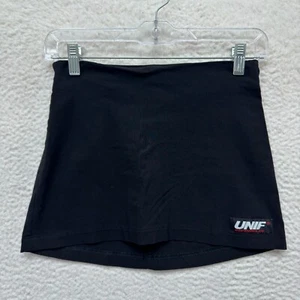 UNIF O-Ren Mini Skirt XS 00 0 23 24 Black Low Rise Cyber Fairy Grunge Corpcore - Picture 1 of 9