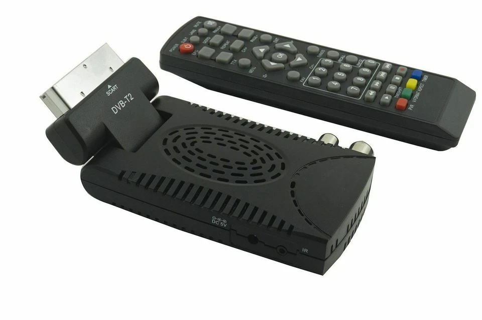 DECODER MINI DIGITALE TERRESTRE SCART DVB-T3 180° USB HDMI PRESA SCART - Immagine 1 di 2