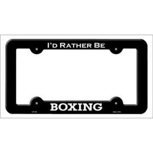 Boxing Novelty Metal License Plate Frame - Picture 1 of 1