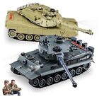 RC Tank Set, 1/28 Remote Control Tank with Rotating Turret and Solid Color