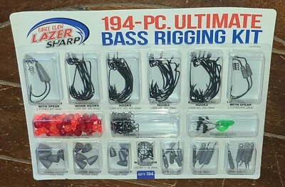 Garra de águila Lazer Sharp 194 piezas. Ultimate Bass Rigging Kit #LWHKWM Foto 1 de 2