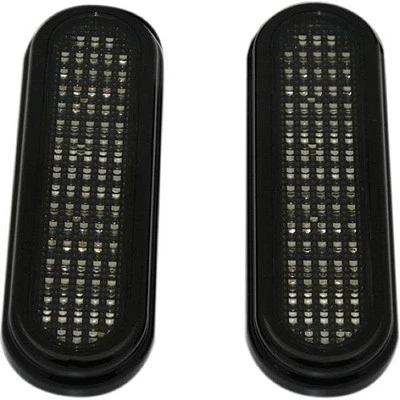 Custom Dynamics Flatz Clear LED/Smoke Lens Black 2040-1847 GEN-FLATZ-SMK-B - Image 1 of 3