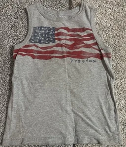 Circo Boys 8/10 Freedom Flag Gray Sleeveless Tank - Picture 1 of 3