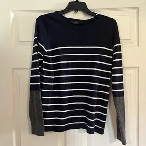 The Limited Striped Lightweight Sweater Crew Neck Womens Size Large - Picture 1 of 6