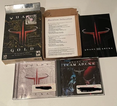 Quake III Gold PC Game Activision Small Box Quake Arena & Team Arena CD-ROM Game - Image 1 of 4