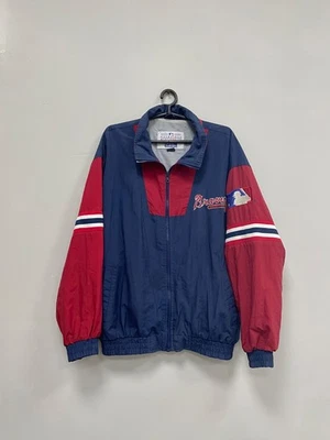 Atalanta Braves MLB Vintage Baseball Windbreaker Jacket Size M - Image 1 of 4