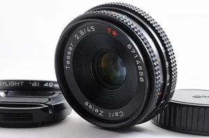 CONTAX Carl Zeiss Tessar 45mm F2.8 T AEJ MF Lens C/Y Mount w/ Filter From Japan - Picture 1 of 14