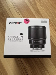 Viltrox AF 85mm F/1.8 II XF Auto Focus Prime Lens for FUJIFILM X - New Sealed - Picture 1 of 3
