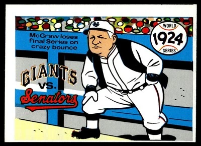 1970 Fleer Laughlin World Series 1924 Giants vs Senators #21 - Image 1 of 2
