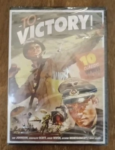 2015 DVD new TO VICTORY! 10 Classic WWII Films 3 Disc Set - Picture 1 of 4