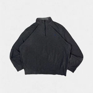 Polo Ralph Lauren small logo quarter zip sweatshirt dark grey large - Picture 1 of 4