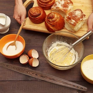 Holz Teigroller Chinesisches Nudelholz Nudelwalze Pasta Rolling Pin - Bild 1 von 12