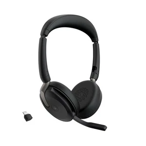 Jabra Evolve2 65 Flex - Wireless Stereo Headset with Bluetooth, Noise-cancelling - Photo 1/10