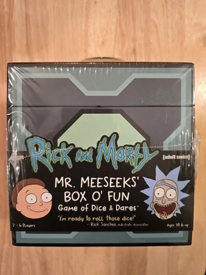 unopened Cryptozoic Adult Swim Rick & Morty Mr Meeseeks Box O' Fun Dice & Dares - Image 1 of 4