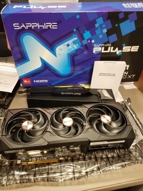 Sapphire VCX 11348-03-20G PULSE Radeon RX 9070 XT Gaming 16GB GDDR6Retail *Used* - Image 1 of 1