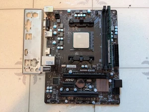 MSI A68HM-E33 V2 FM2+ Motherboard w/ AMD A8-7600 3.1GHz 4GB DDR3 COMBO - Picture 1 of 5