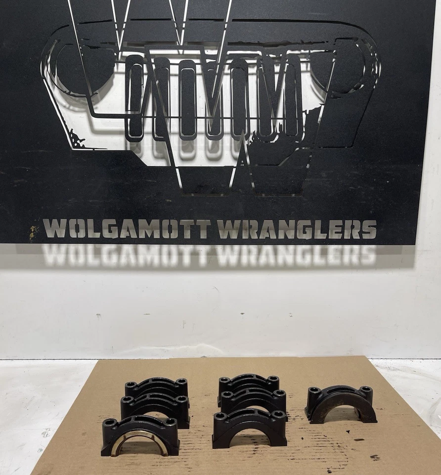 Juego de tapas de cojinetes principales del cigüeñal del motor Jeep 4.0 Cherokee Wrangler 1997-2006 Foto 1 de 3