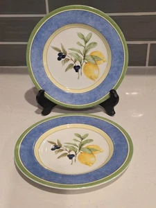 2- Vintage Royal Doulton “Carmina” Salad Plates  9” Multi-Color-GUC - Picture 1 of 10