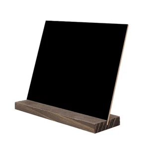 Recordatorio de letrero de pizarra de doble cara para pizarra de pared con base mini - Imagen 1 de 12