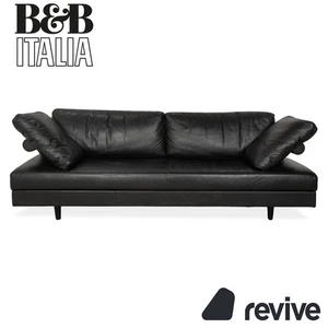 B&B Italia Pelle Nero Divano - Foto 1 di 12