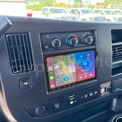 Android 15 8" CarPlay Radio Stereo GPS FM 2+64GB For Chevrolet Express 2008-2019 - Image 1 of 4