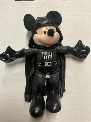 Disney Parks Star Wars Plush Mickey Mouse Darth Vader With Tag 2005 - Image 1 of 4