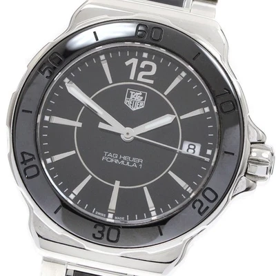 Tag Heuer Formula 1 WAH1210 Damas SS/cuarzo de cerámica esfera negra usado Foto 1 de 4