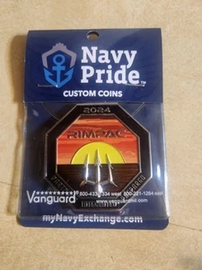 Moneda Desafío RIMPAC 2024 Marina de los Estados Unidos. Pearl Harbor, "Navy Pride" Vanguard CC - NUEVO - Imagen 1 de 2
