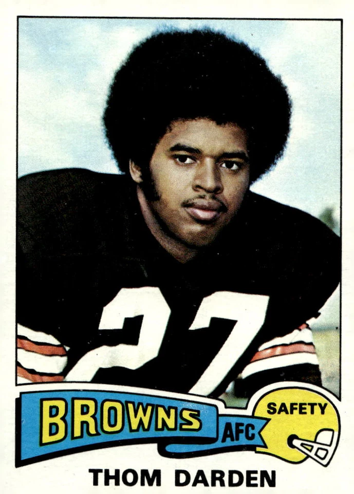 1975 Topps #342 Thom Darden Cleveland Browns NM-MT or Better! PACK FRESH! - Image 1 of 2