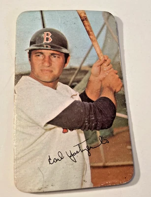 1971 TOPPS SUPER BASEBALL  CARD CARL YASTRZEMSKI 49  - Image 1 of 4