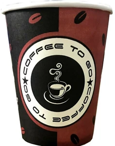 Made in DE ! 2000x Coffee To Go Becher 200 ml Kaffeebecher Pappbecher 0,2 L Cup - Bild 1 von 3