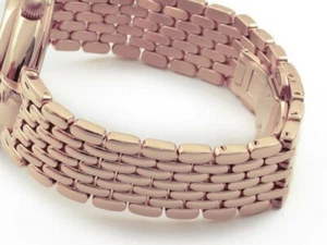 Pulsera de acero inoxidable para relojes Buran Poljot Basílica mariposa oro rosa - Imagen 1 de 5