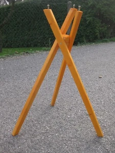 Fuß Ständer für Vogelhaus 100 cm Vollholz imprägniert Dreibein neu - Bild 1 von 2