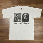 T-shirt graphique vintage années 1990 Calvin Hobbes jouets et t-shirts doux taille grande